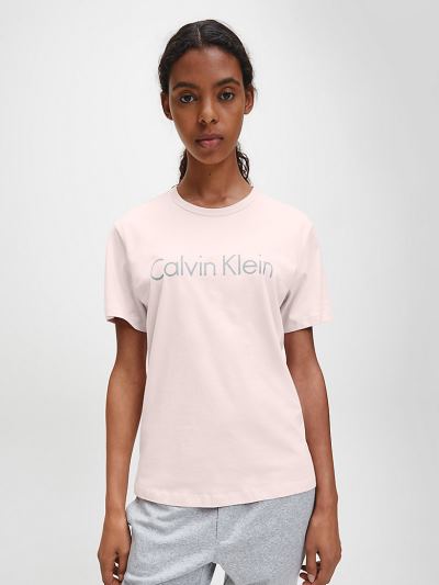 Calvin Klein Ruhák HU481313 | Calvin Klein Comfort Cotton Női Pizsama Felsők Rózsaszín